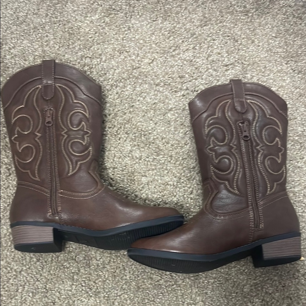 Cat & Jack Brown Kids Boots